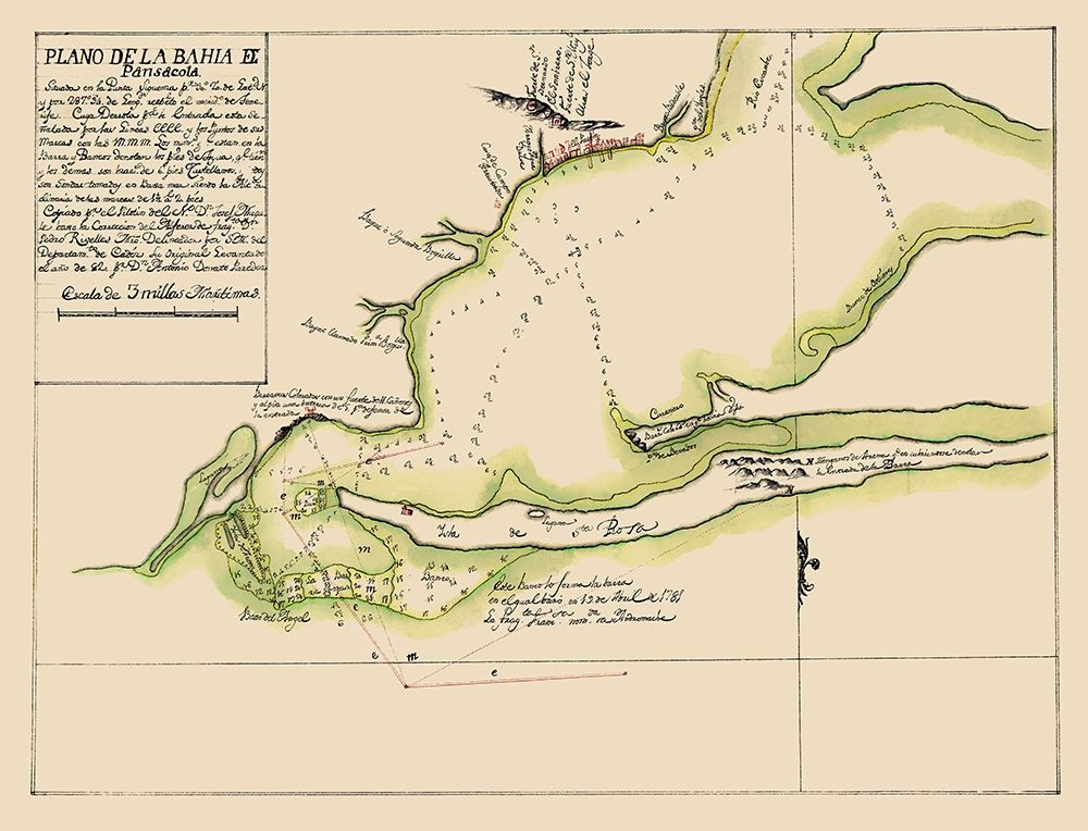 Pensacola Bay - 1782