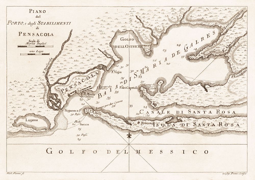 Pensacola Florida - Vanni 1763
