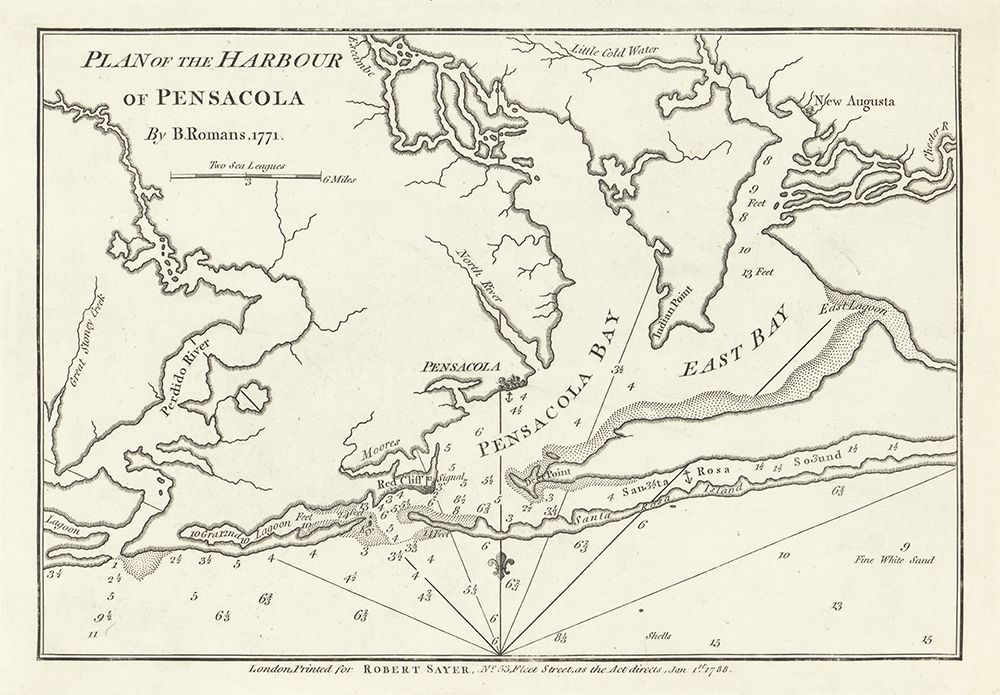 Pensacola Florida - Romans 1771