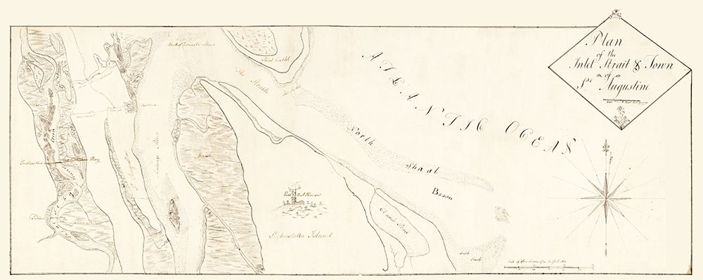 St Augustine Florida - Roworth 1760