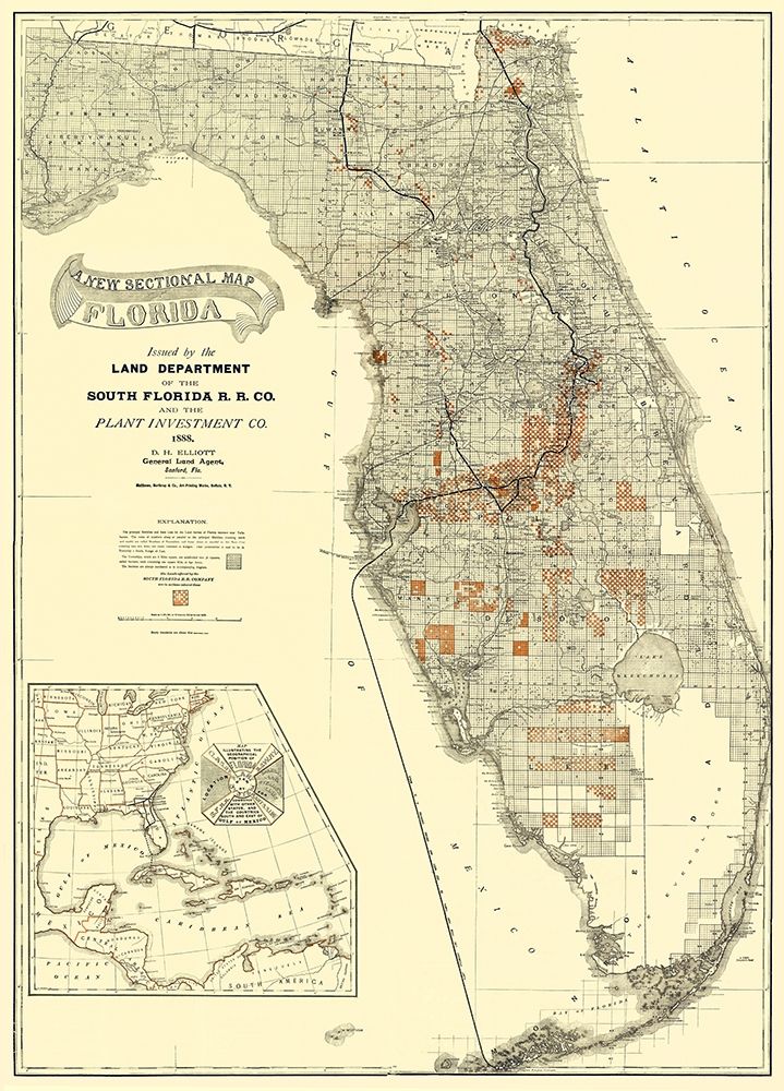 South Florida Railroad Co - Matthews 1888