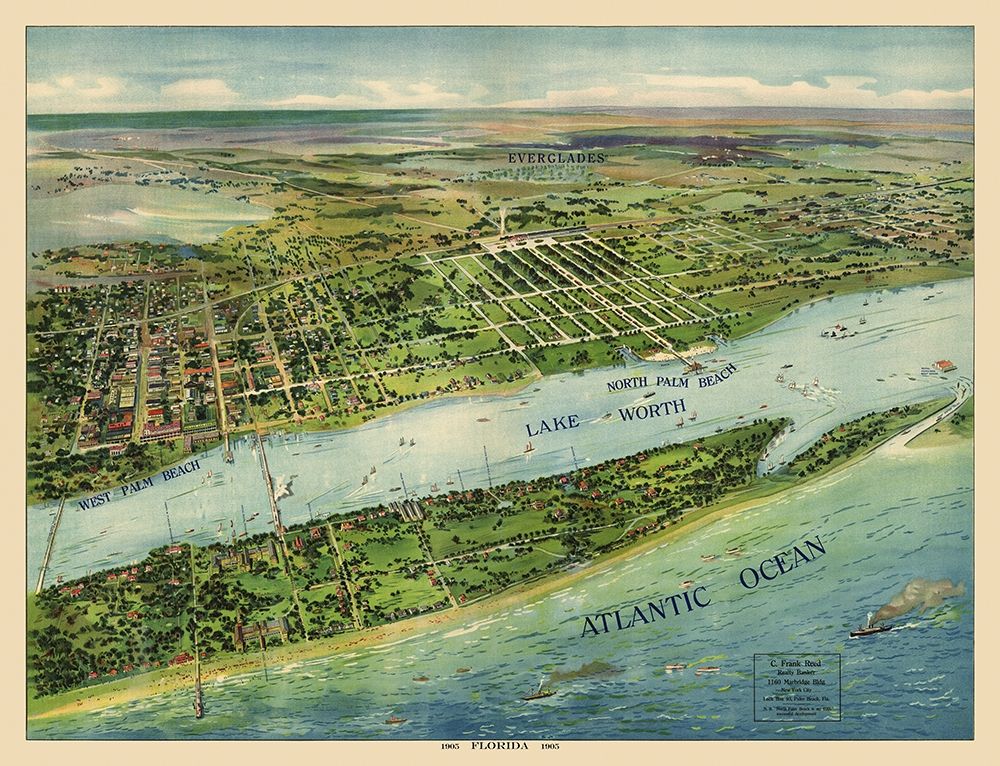 West Palm Beach Florida - Pleuthner 1905