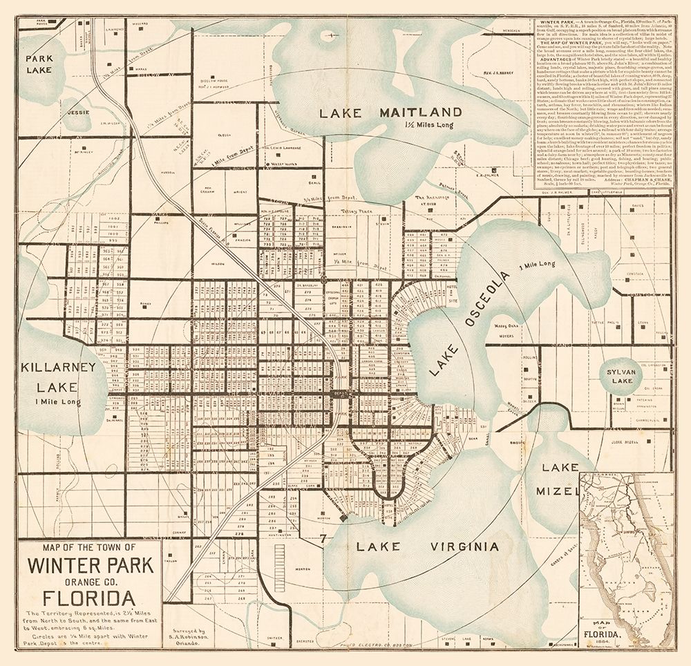 Winter Park Florida - Robinson 1884