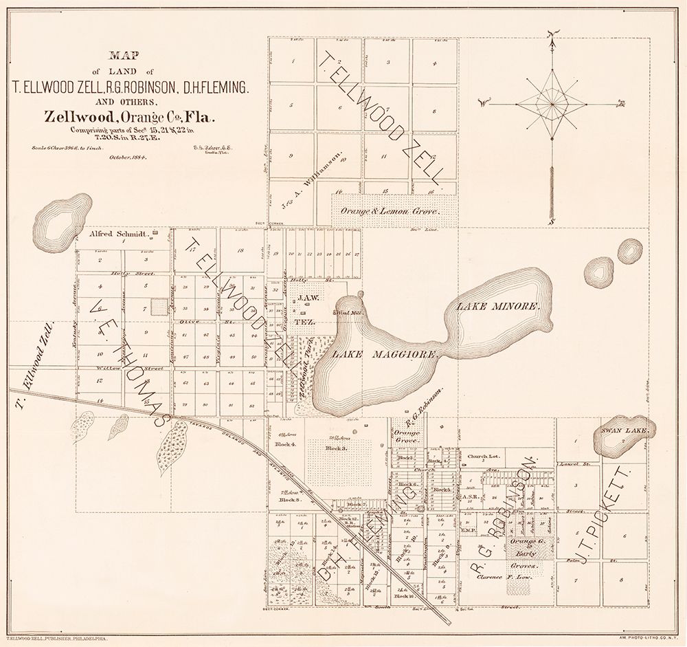 Zellwood Florida - Rehrer 1884