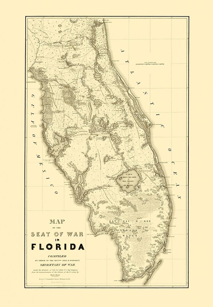 Florida Second Seminole War - Stone 1838