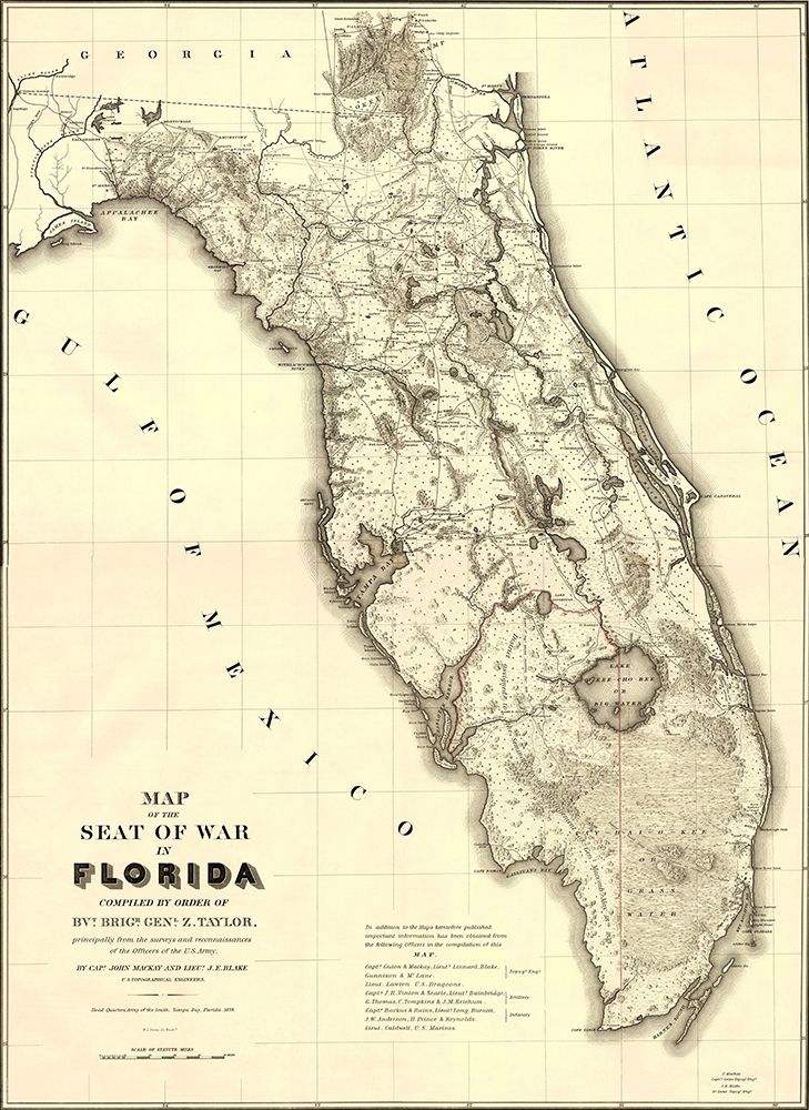 Florida Second Seminole War - Stone 1839