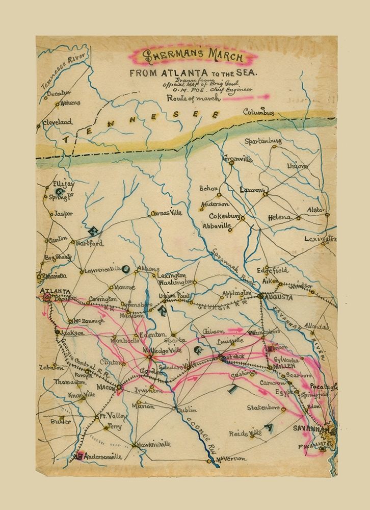 Georgia Shermans March - Poe 1864