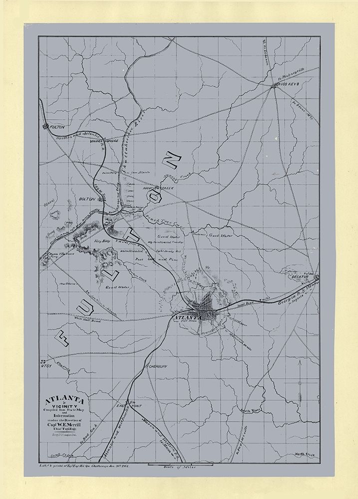 Atlanta Georgia - Merrill 1864