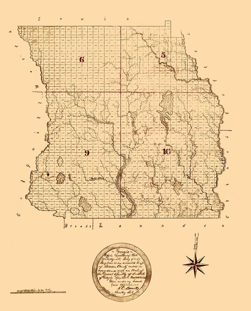 Berrien Georgia - Green 1868