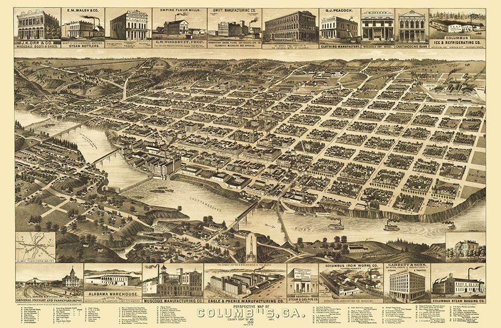 Columbus Georgia - Wellge 1886