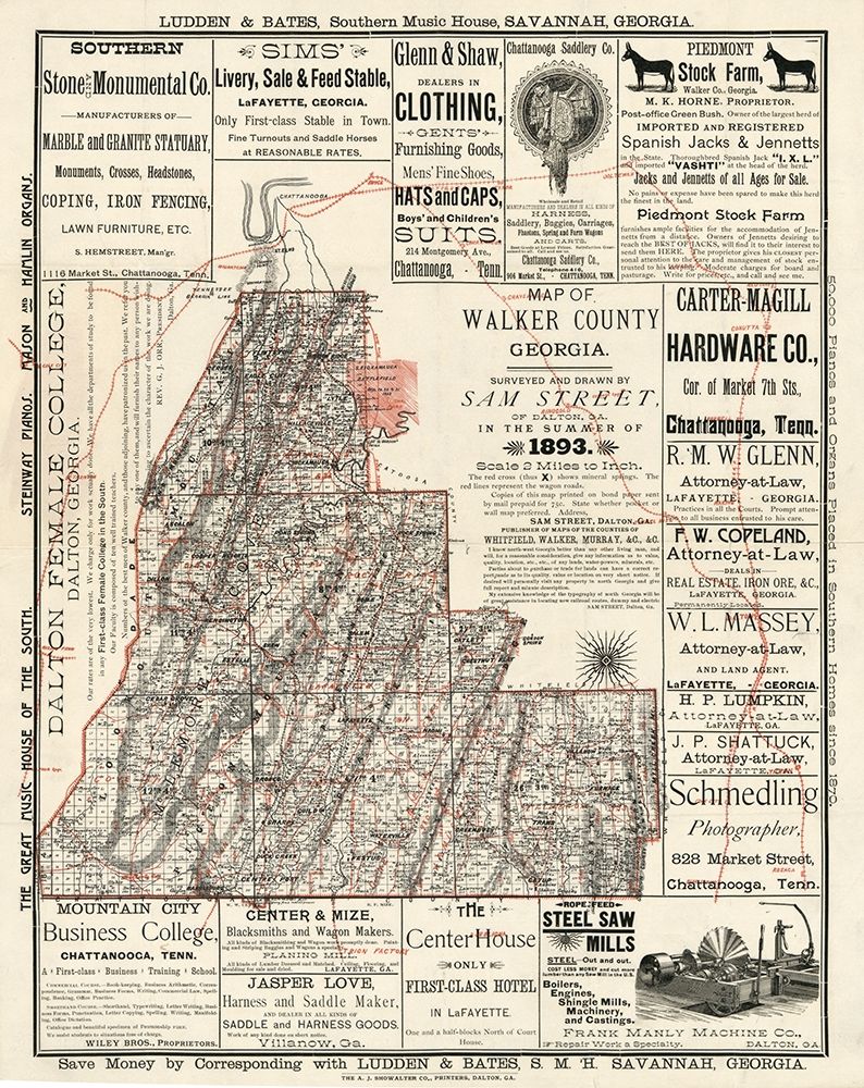 Walker County Georgia - Street 1893