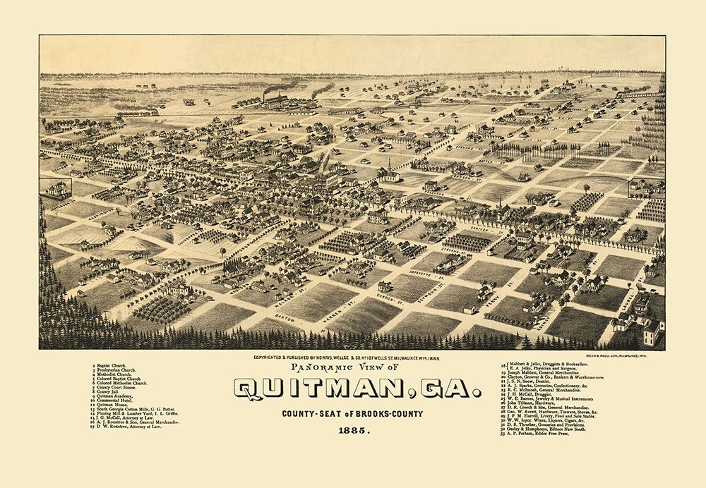 Quitman Georgia - Norris 1885