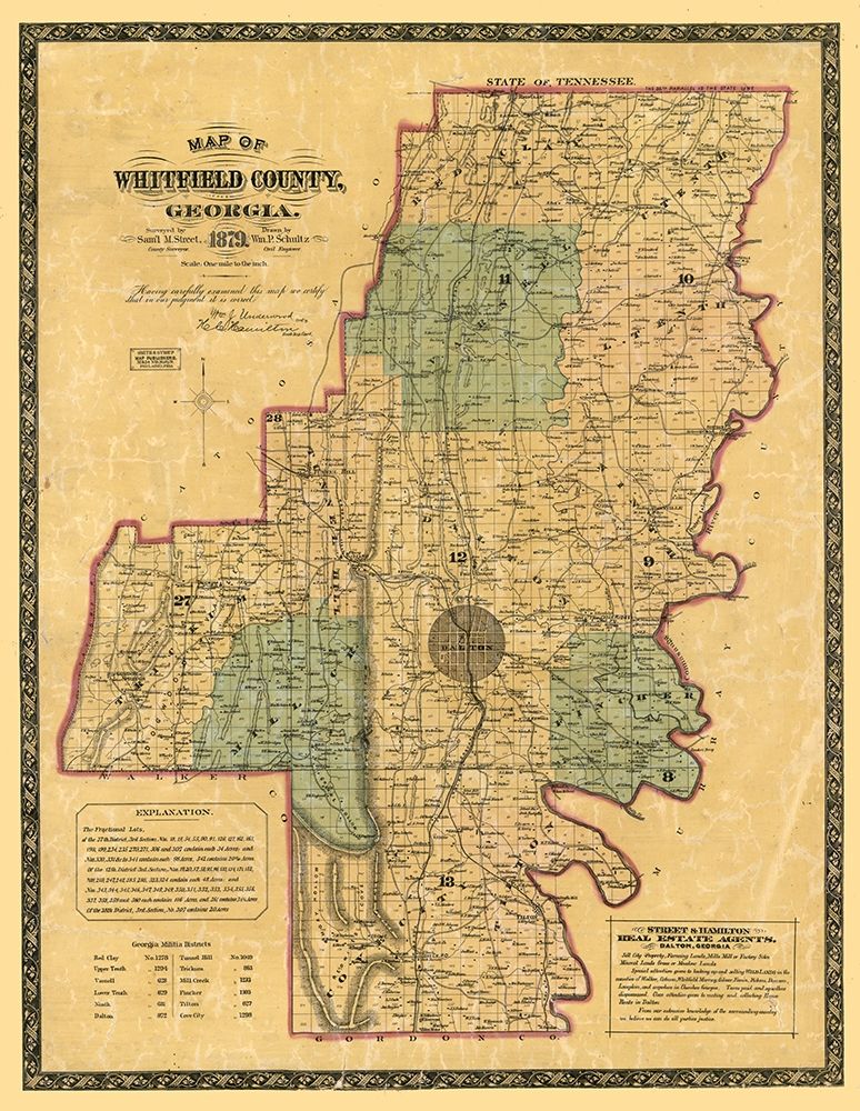 Whitfield County Georgia - Schultz 1879
