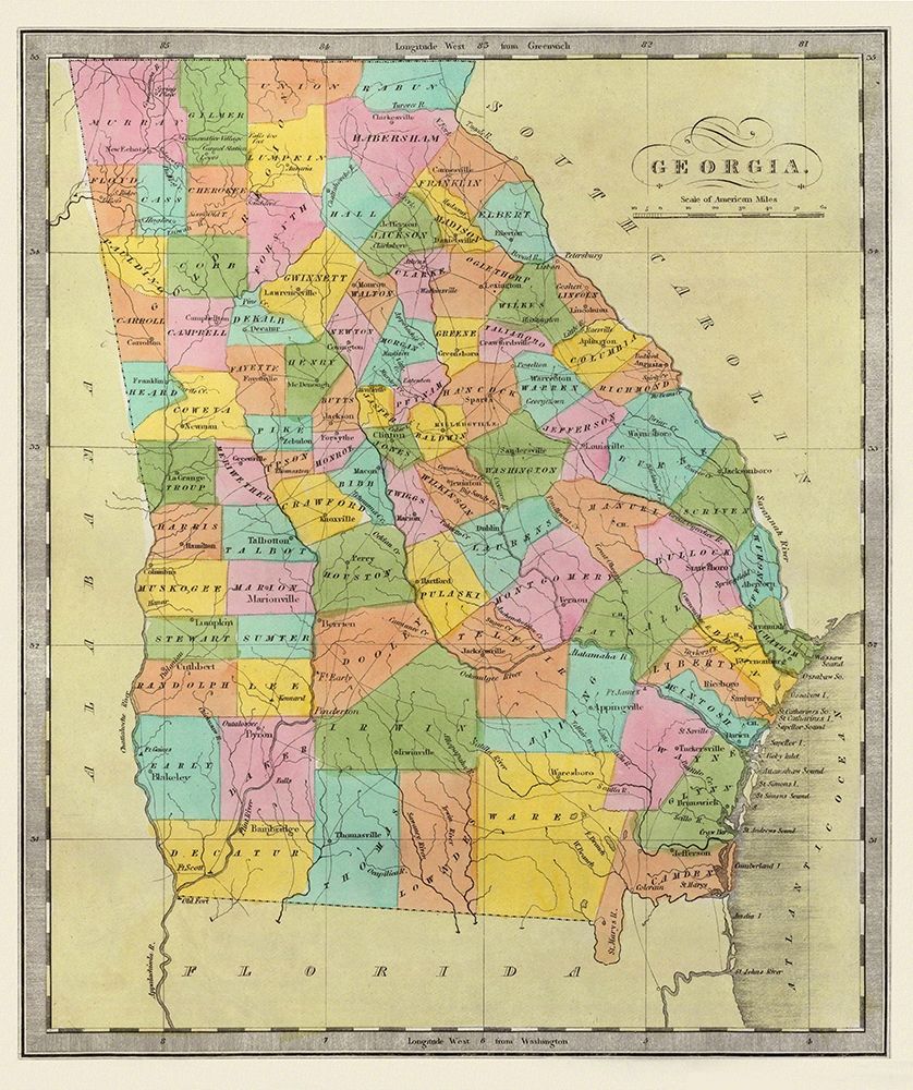 Georgia - Burr 1835