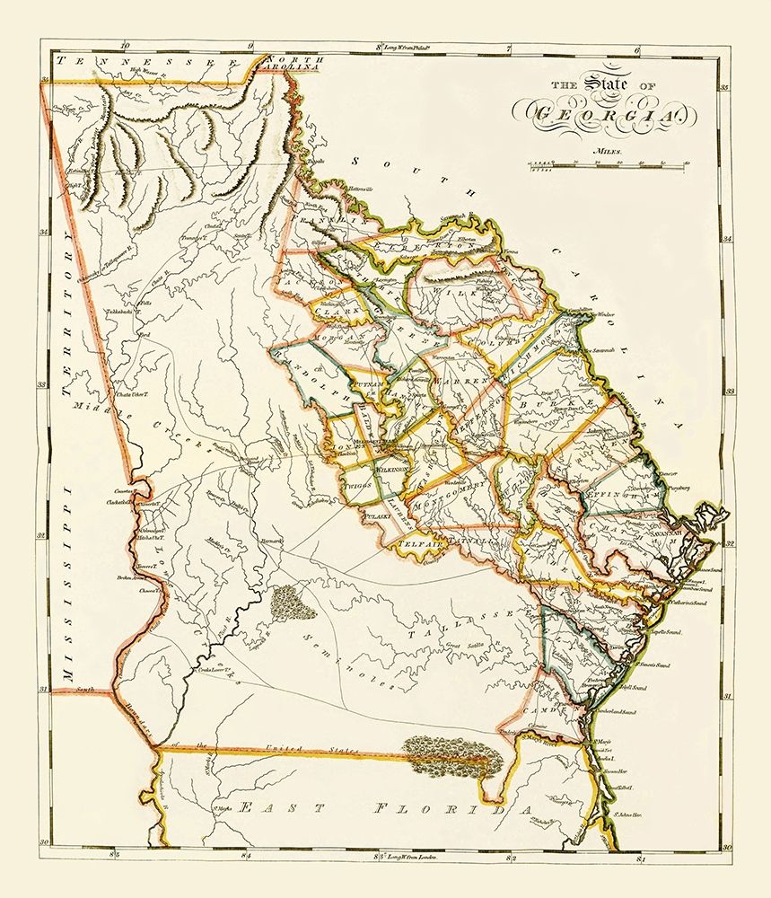 Georgia - Lewis 1817