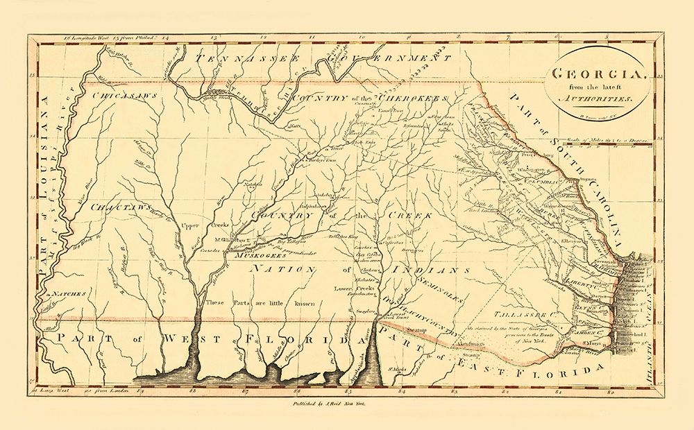 Georgia - Reid 1796