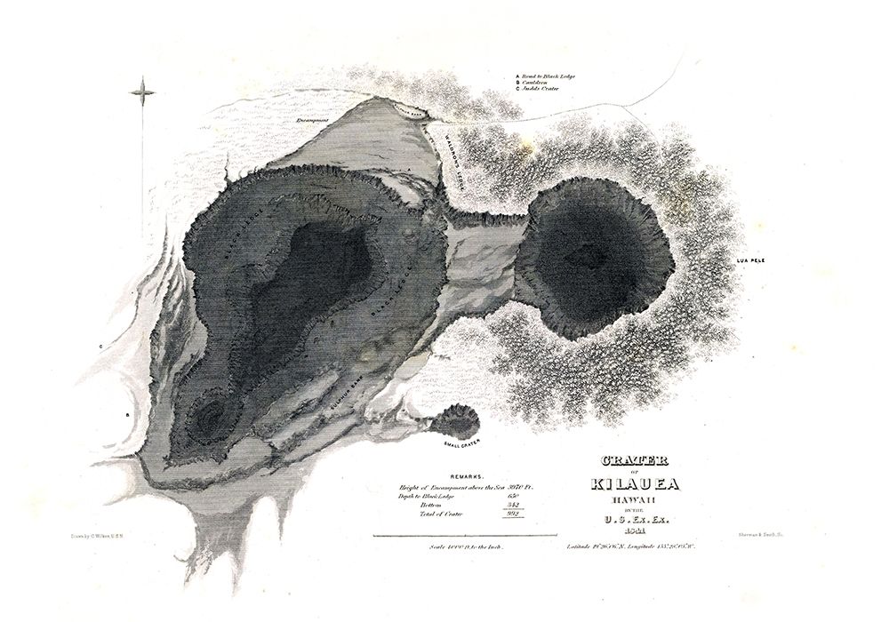 Kilauea County Hawaii - US 1841