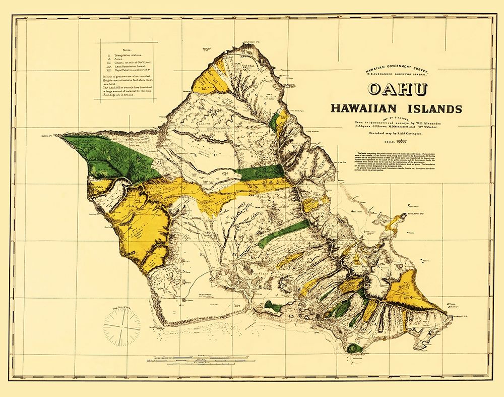 Oahu Hawaii - Covington 1881