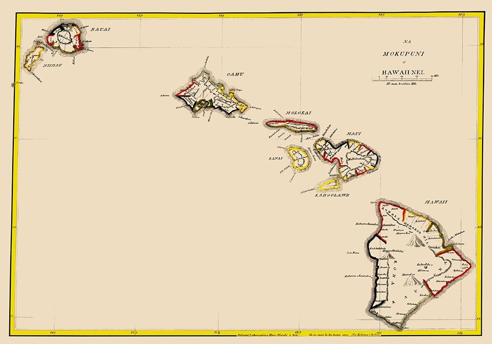 Hawaii - Lahaina Luna 1837