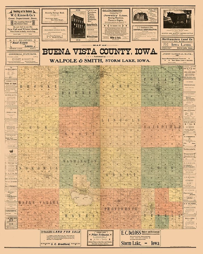 Buena Vista County Iowa - Hixson 1901