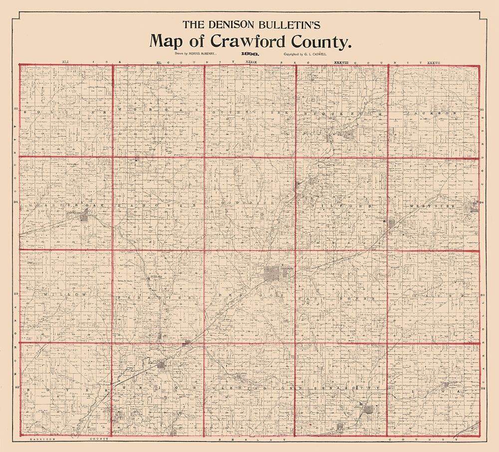 Crawford County Iowa - McHenry 1898