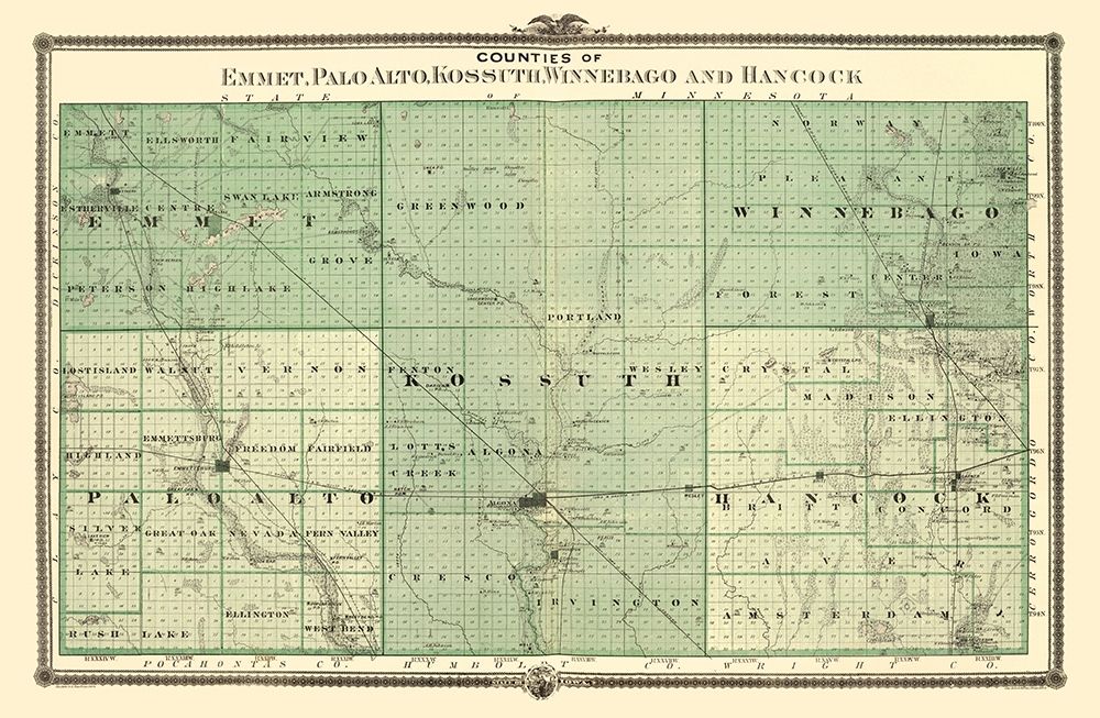 Palo Alto Iowa Landowner - Andreas 1874