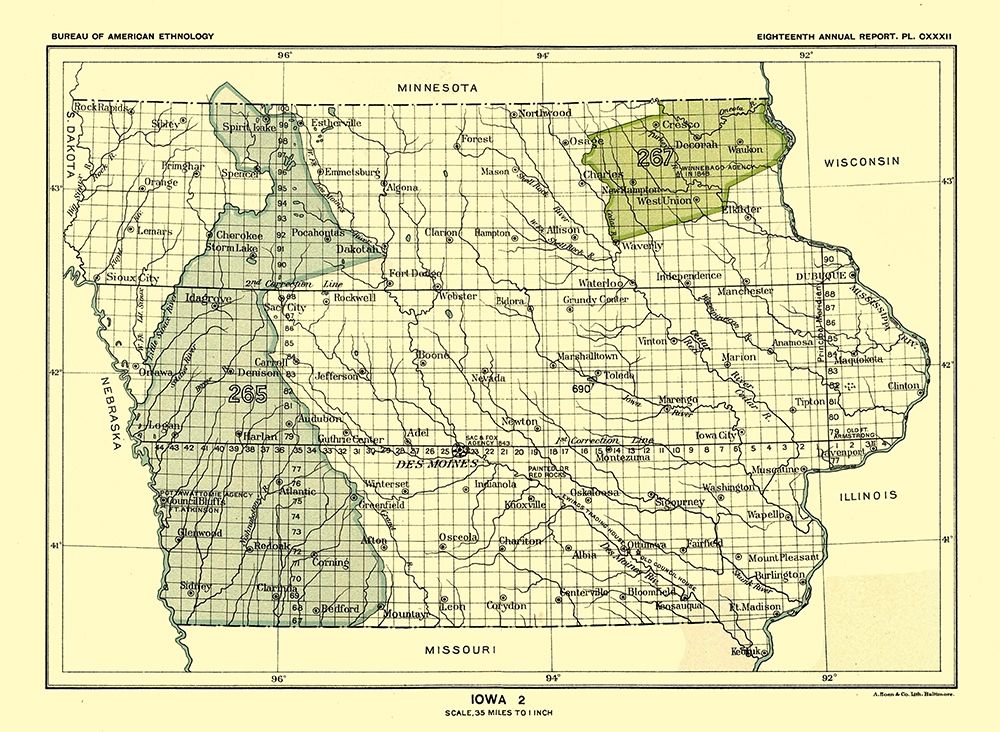 Iowa - Hoen 1896