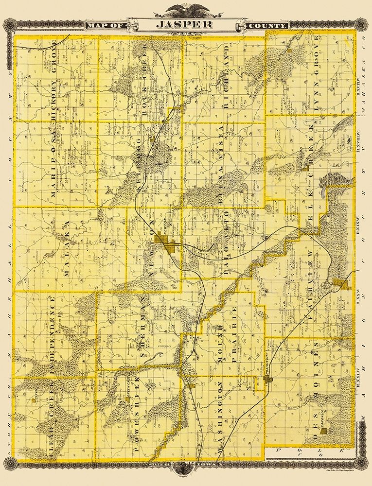 Jasper Iowa - Shober 1875