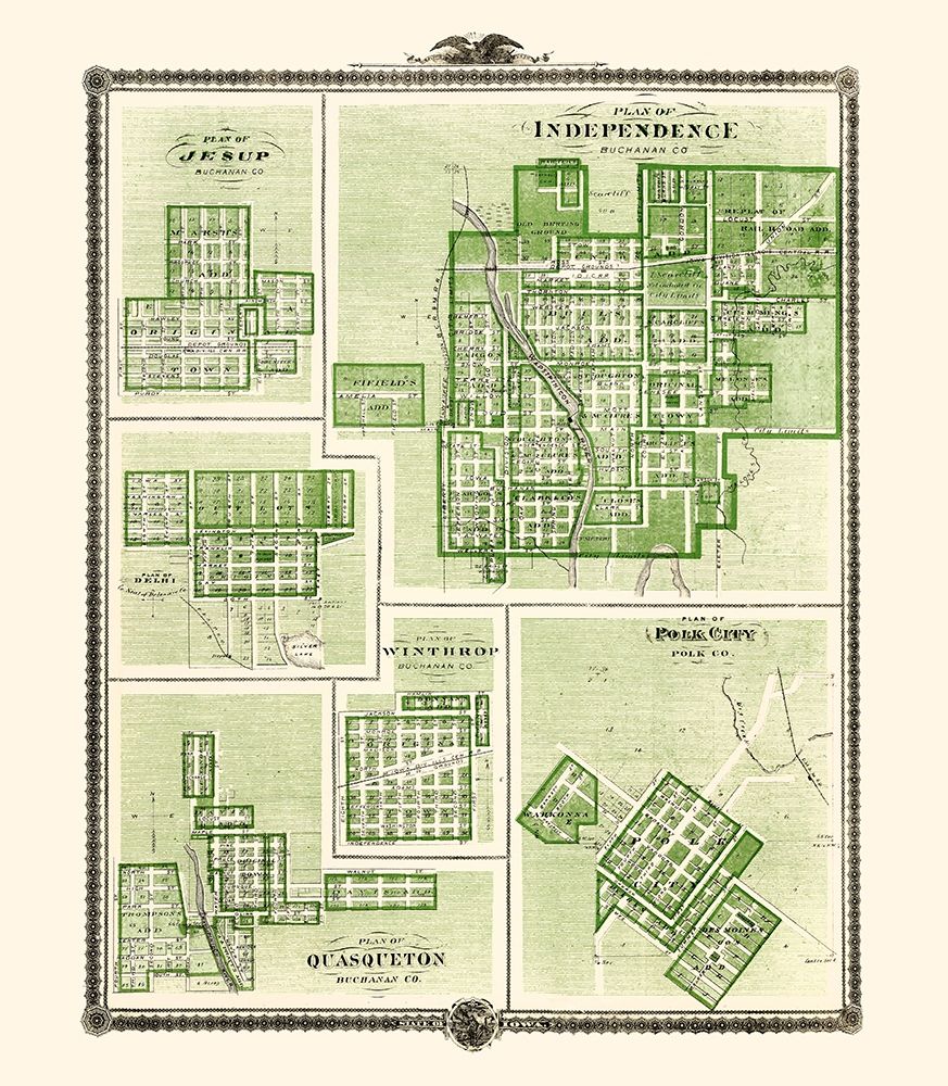 Jesup, Independence, Delhi Iowa Landowner