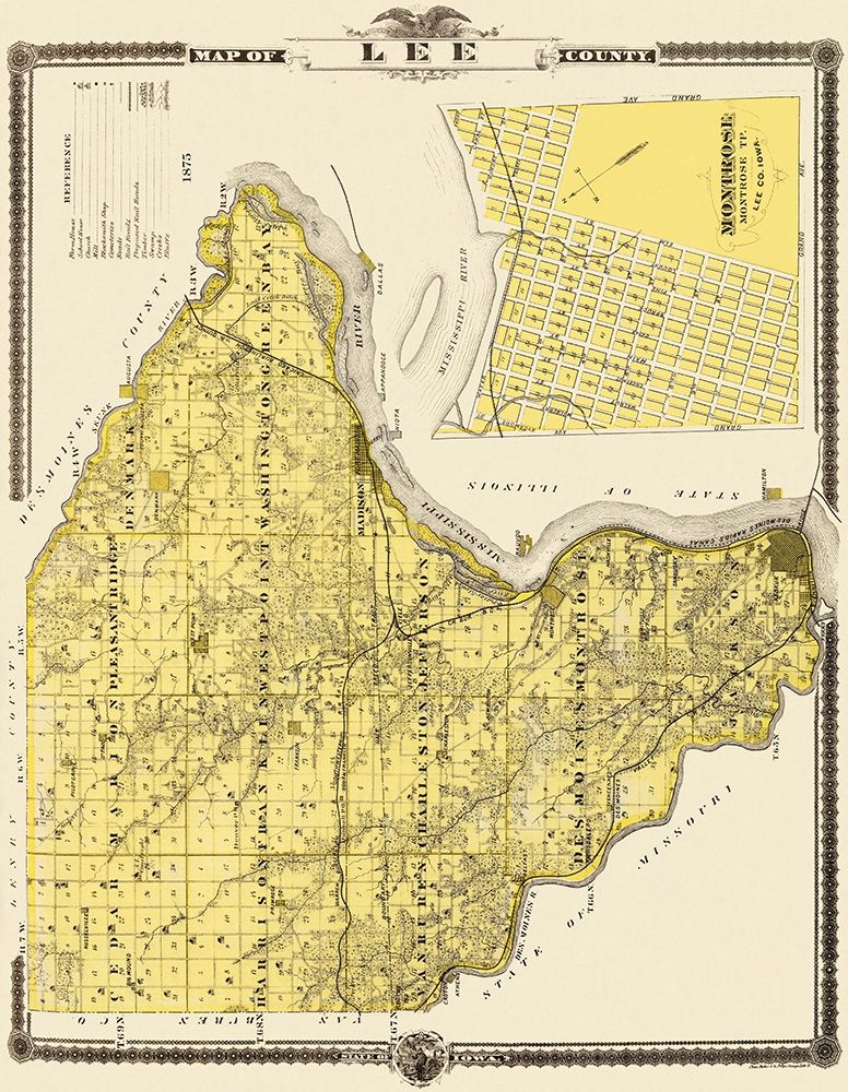 Lee Iowa - Shober 1875