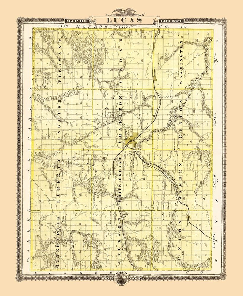 Lucas Iowa Landowner - Andreas 1874