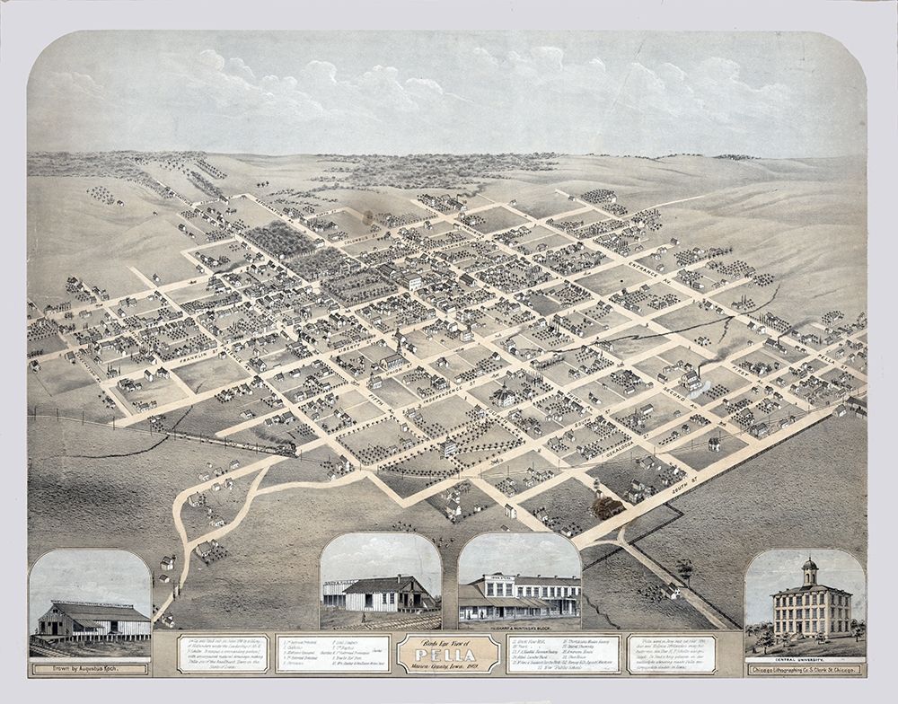 Pella Iowa - Koch 1869