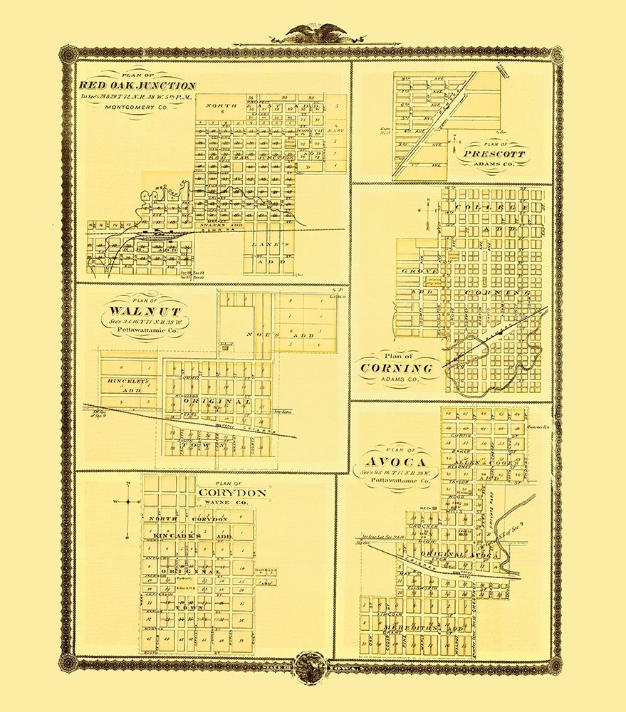 Red Oak Junction, Prescott, Walnut, Corning Iowa