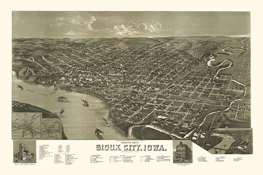 Sioux City Iowa - Wellge 1888