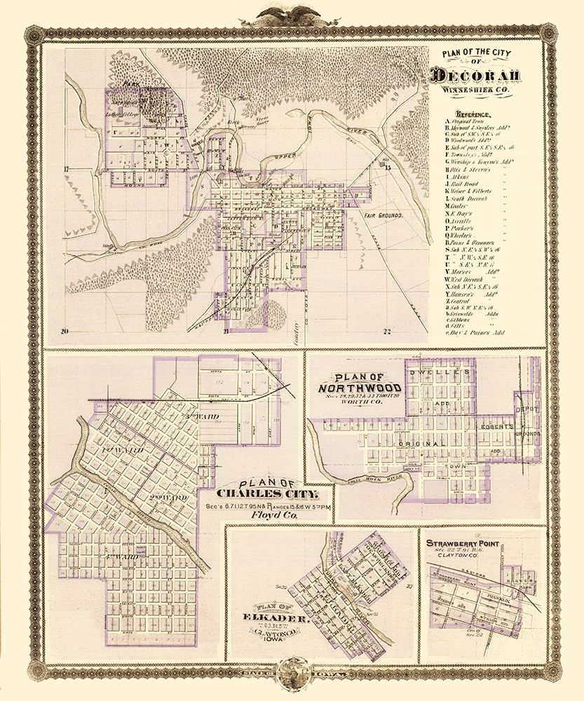 Decorah, Northwood, Charles City Iowa