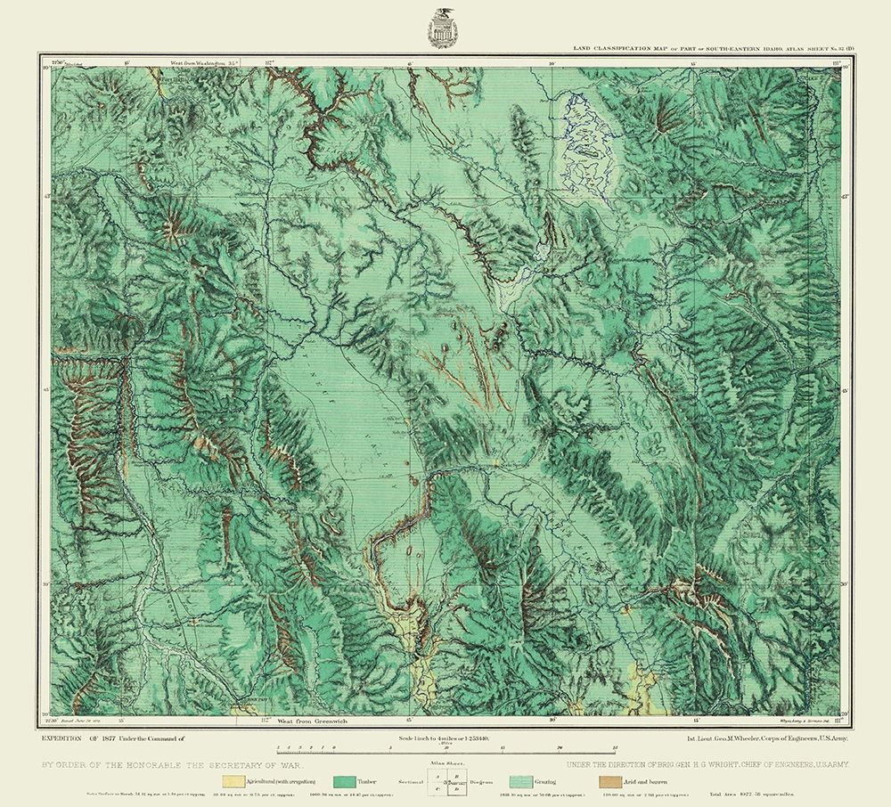 Southeastern Idaho - US Army 1877