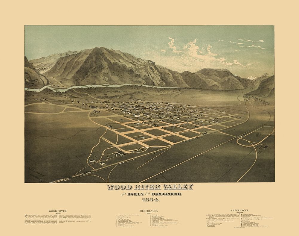 Wood River Valley Idaho - Browning 1884