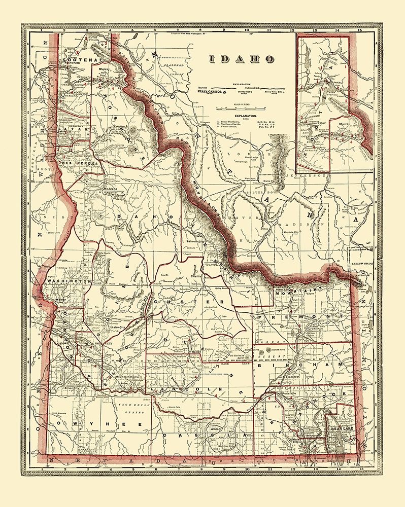 Idaho - Franklin 1896