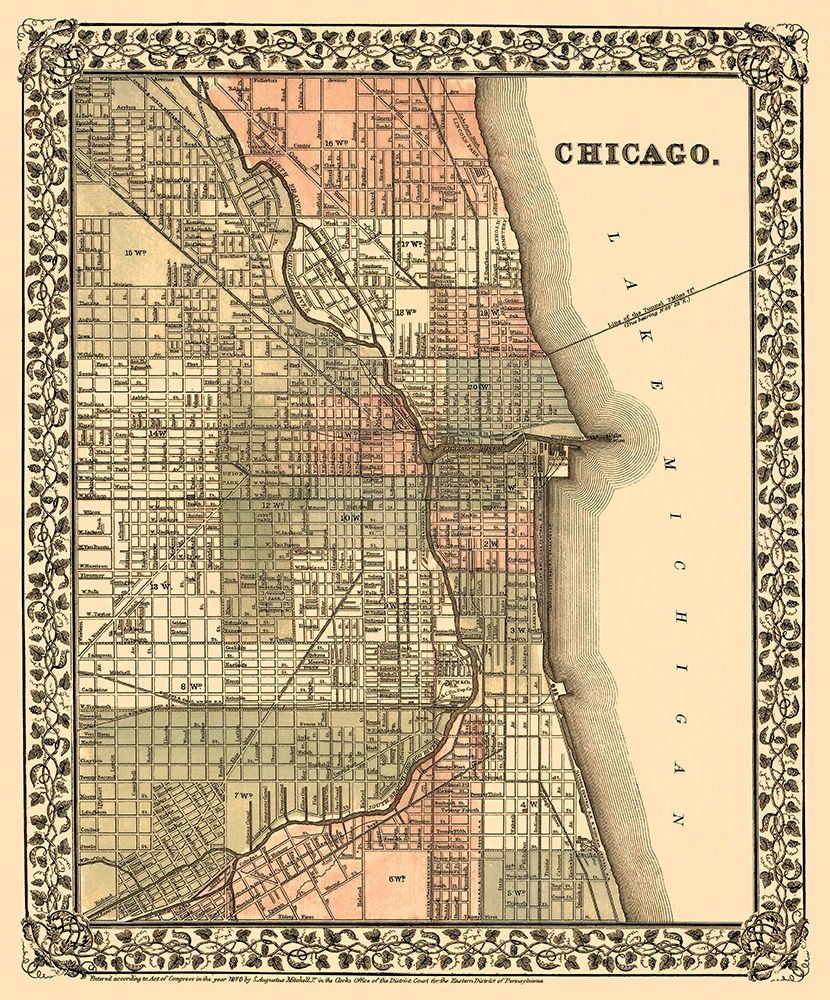 Chicago Illinois - Mitchell 1870