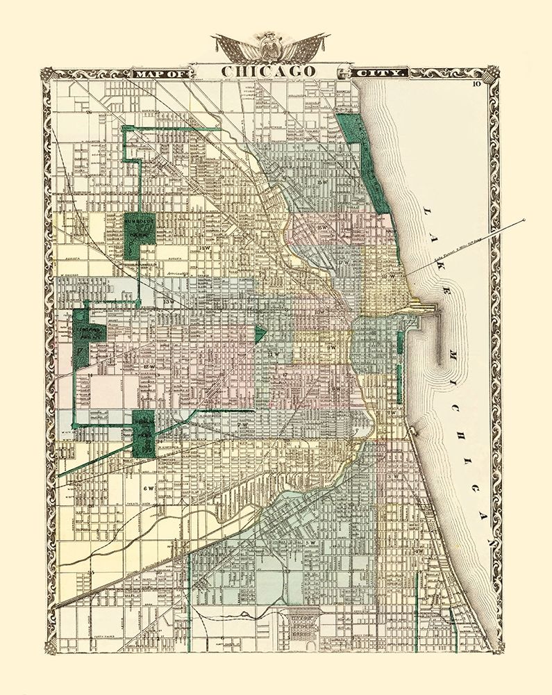 Chicago Illinois - Warner 1870