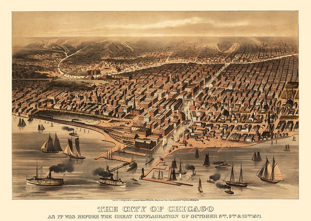 Chicago Illinois - Davis 1871