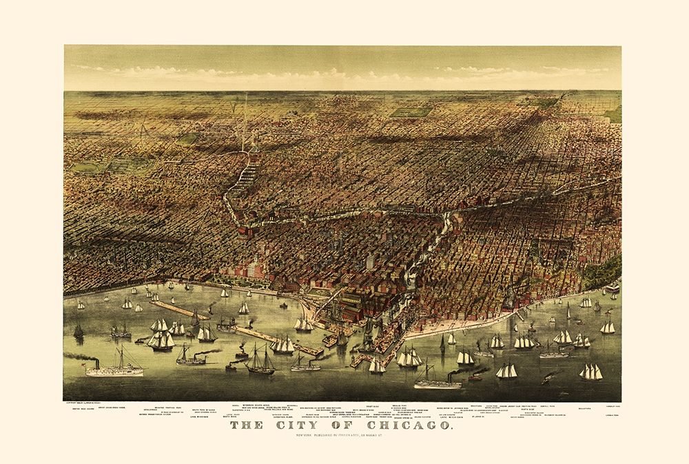 Chicago Illinois - Currier 1892