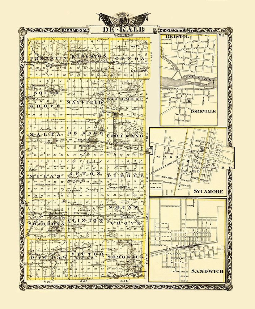 DeKalb Illinois - Warner 1876