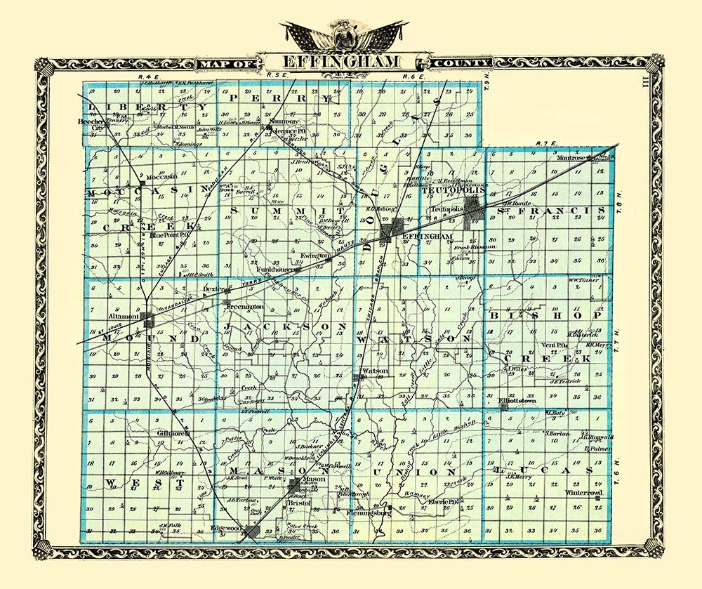 Effingham Illinois - Warner 1870