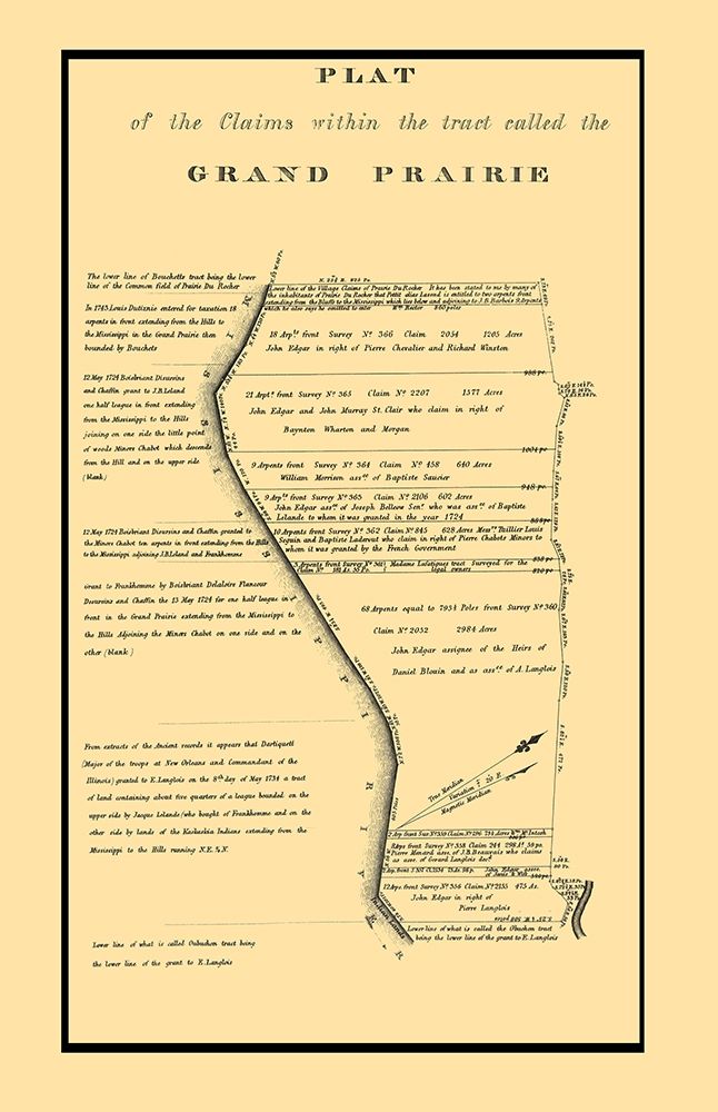 Grand Prairie Tract Illinoi Claimss - USPO 1860