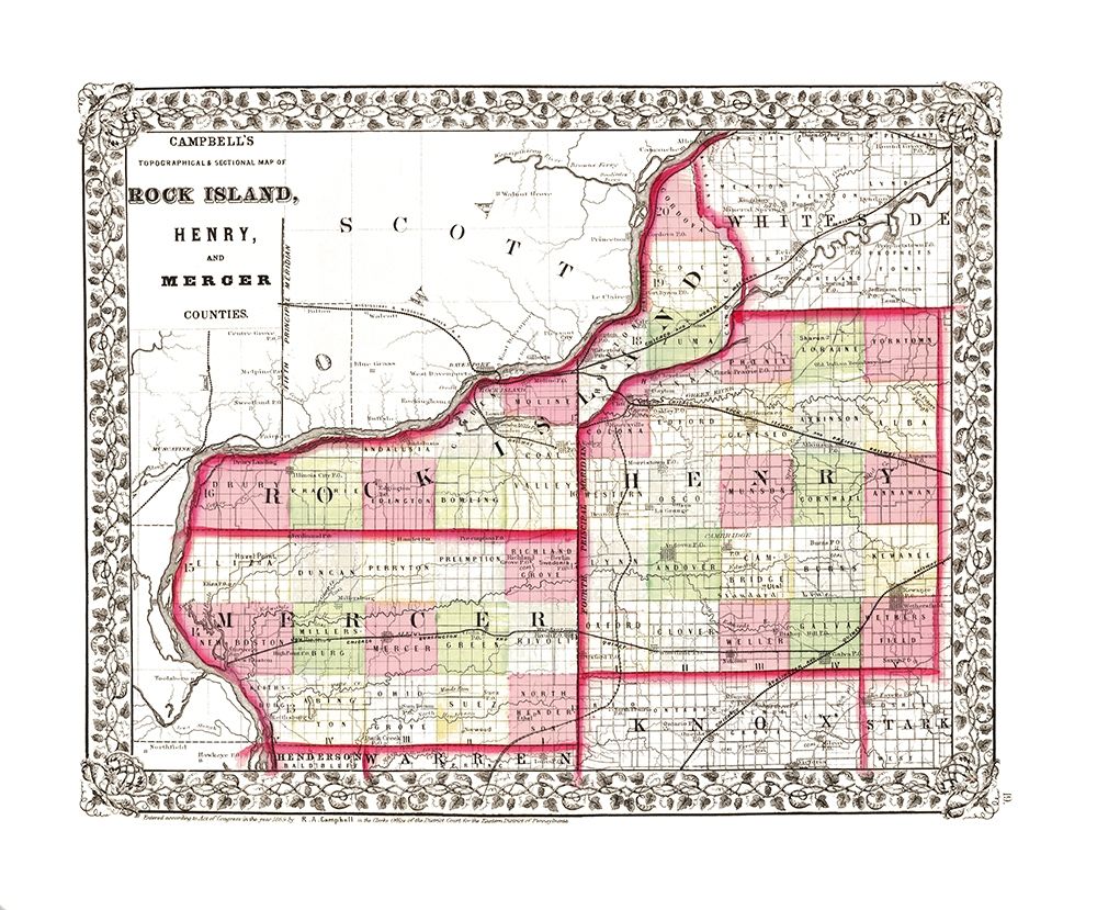 Henry  Rock Island  Mercer Illinois - Campbell