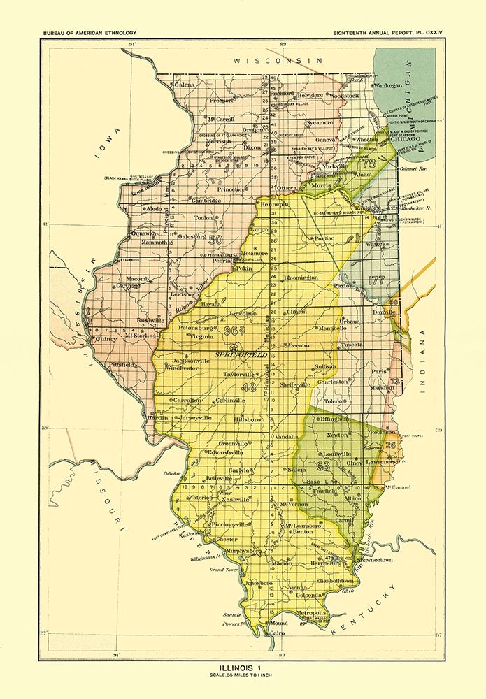 Illinois - Hoen 1896