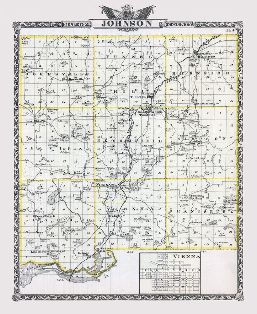 Johnson County  Illinois - Warner 1876
