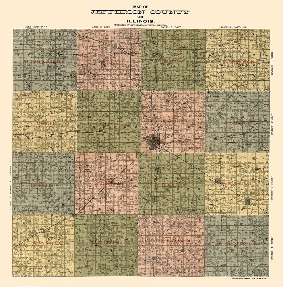 Jefferson County Illinois - Beauman 1900