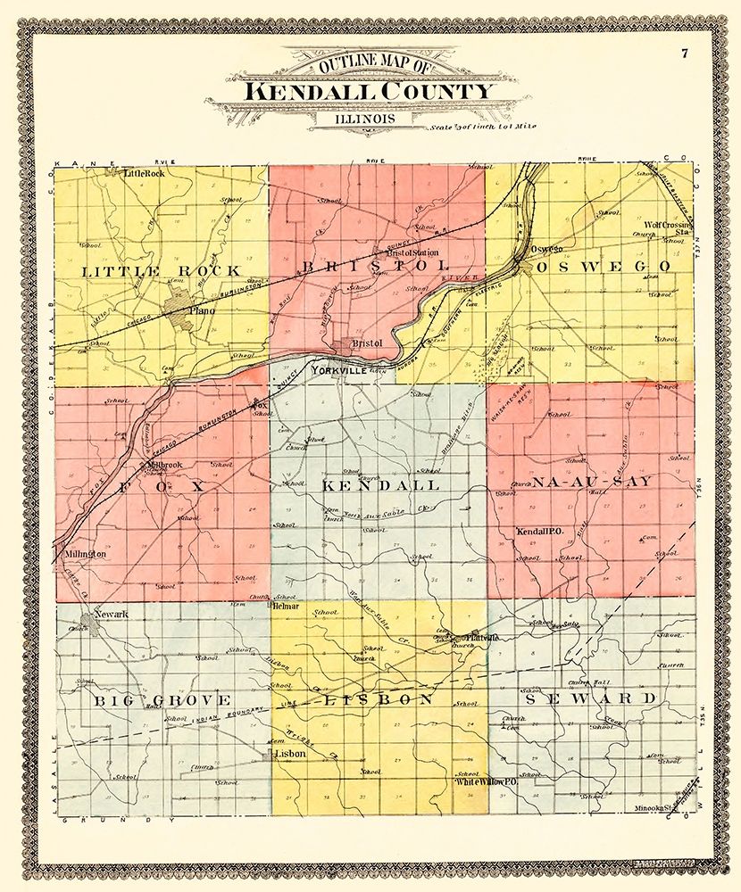 Kendall Illinois - Ogle 1903